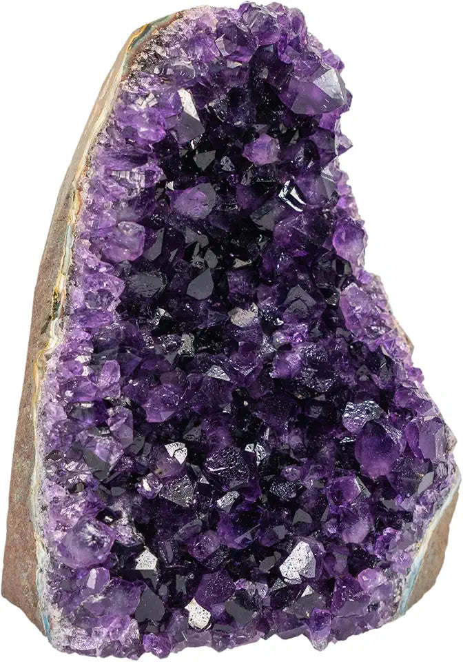 5.0 To 6.0 lbs Grade A+ Raw Dark Purple Amethyst Cluster Crystal A1822