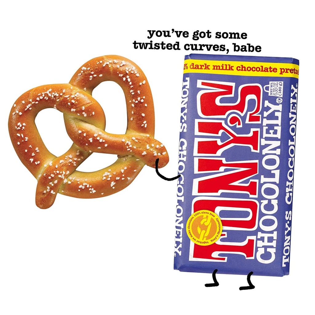 Dark Milk with Pretzel and Toffee Pack of 4 Chocolate Bars M512