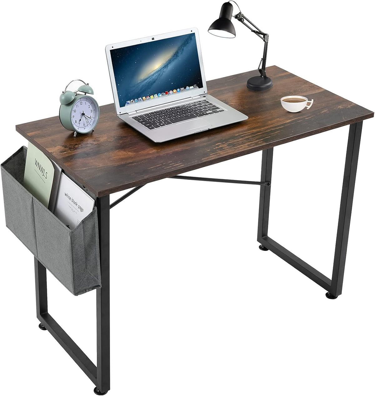 Brown 32inch Computer Desk with Storage Bag Y1335