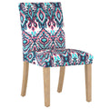 Dining Chair Printed Navy/Pink P7475