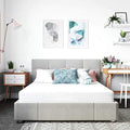 Queen White 10-Inch Gel Memory Foam Mattress Q652