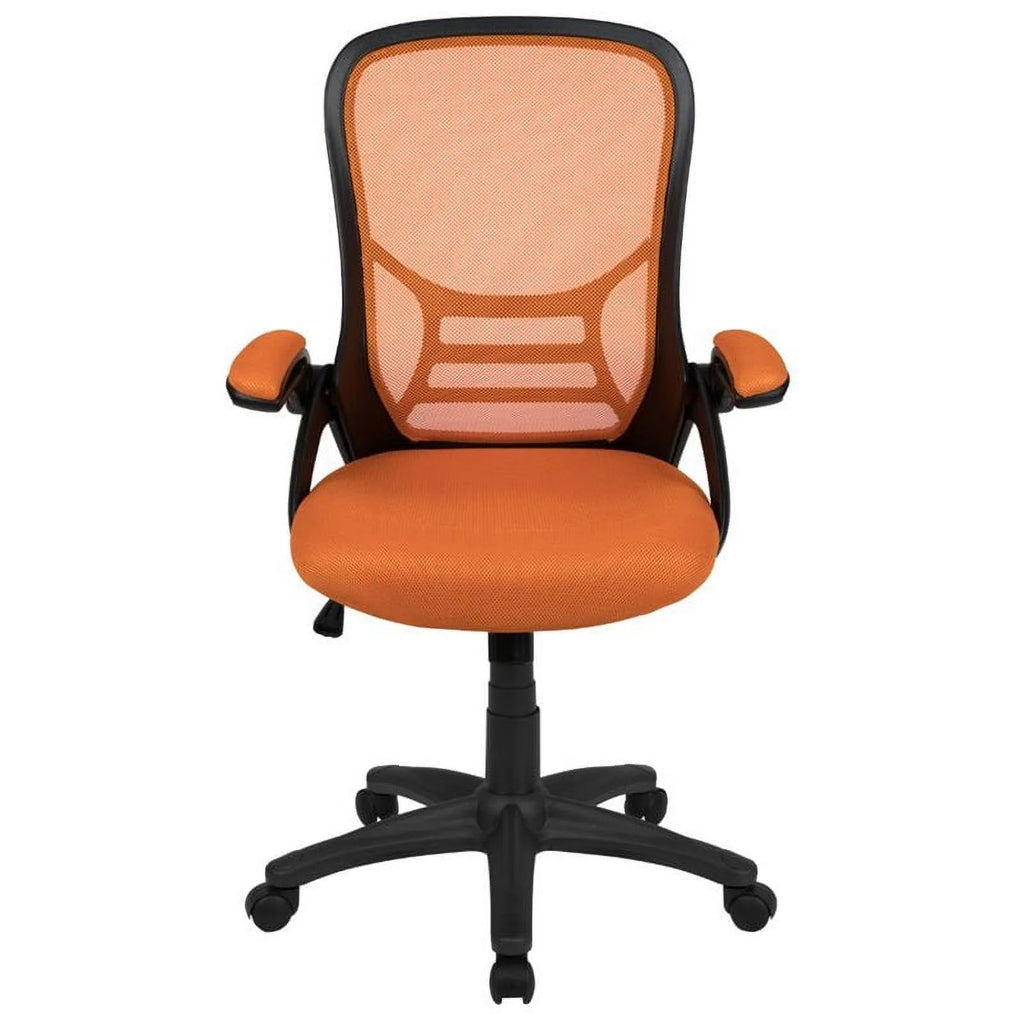 Orange Ergonomic Mesh Office Swivel Chair C9386