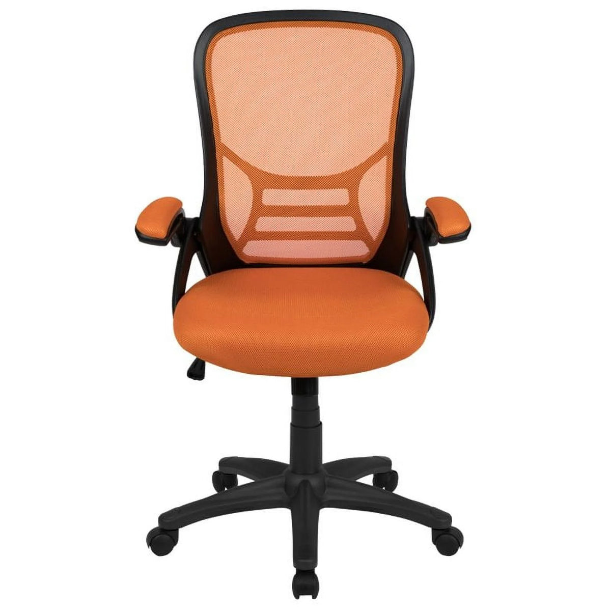 Orange Ergonomic Mesh Office Swivel Chair C9386