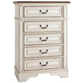 34 5-Drawer Engineered Wood Chest C536707
