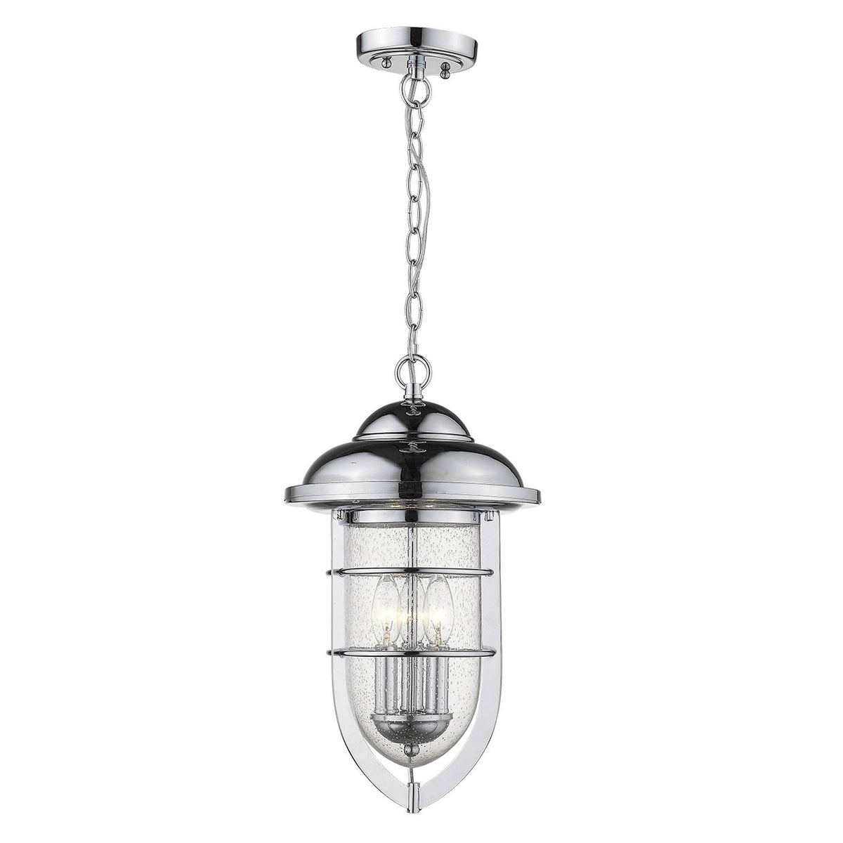 3-Light Chrome Hanging Lantern R288613