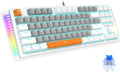 87 Keys Wired Mechanical Keyboard with Brown Switches D61597