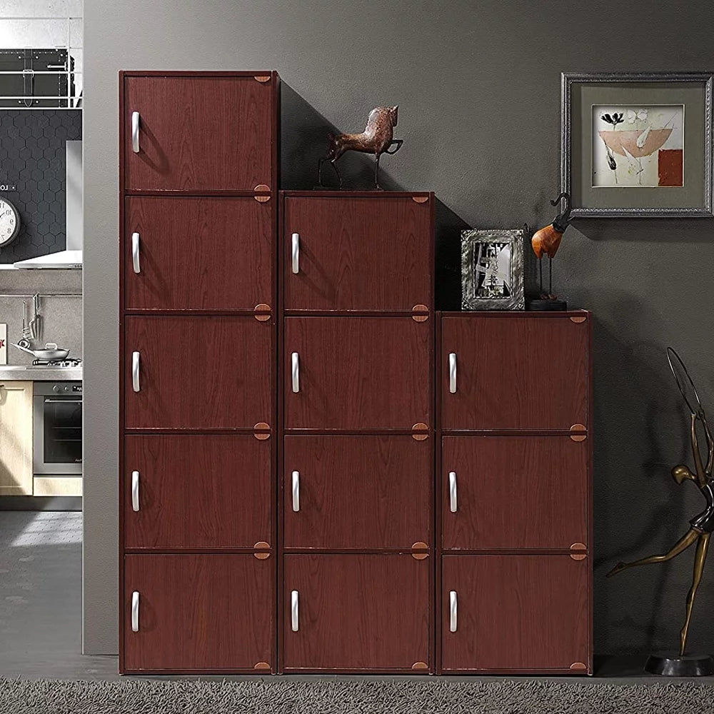 Modern 5-Shelf 5-Door Bookcase C504828