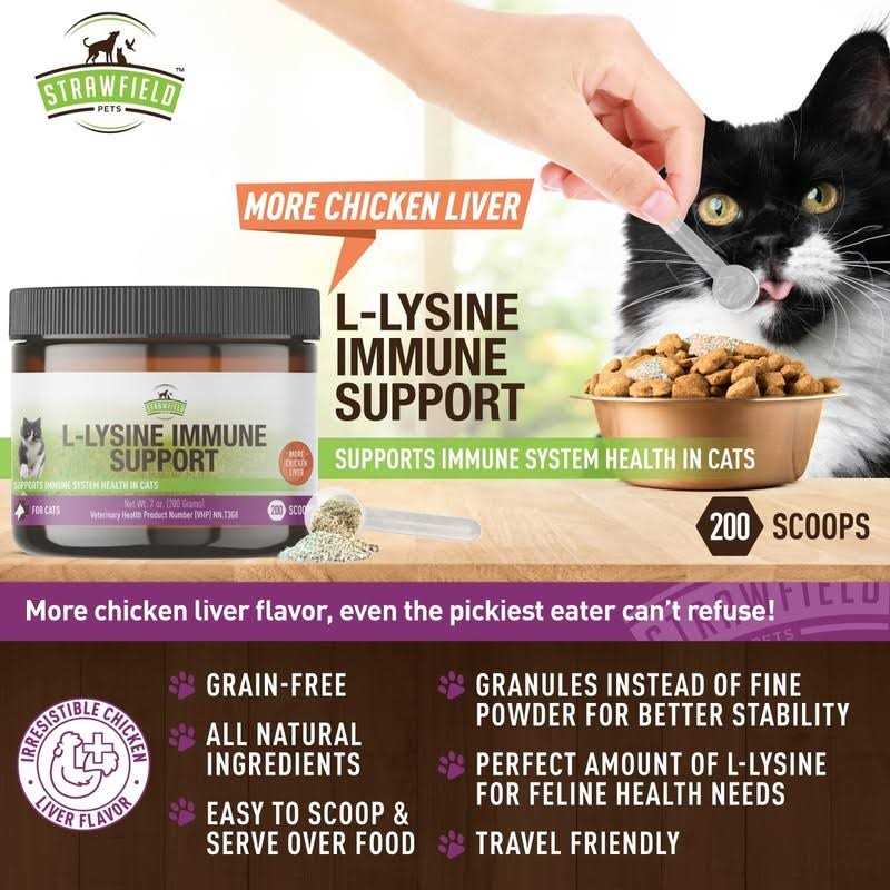 L-Lysine for Cats Supplement Powder Granules L643