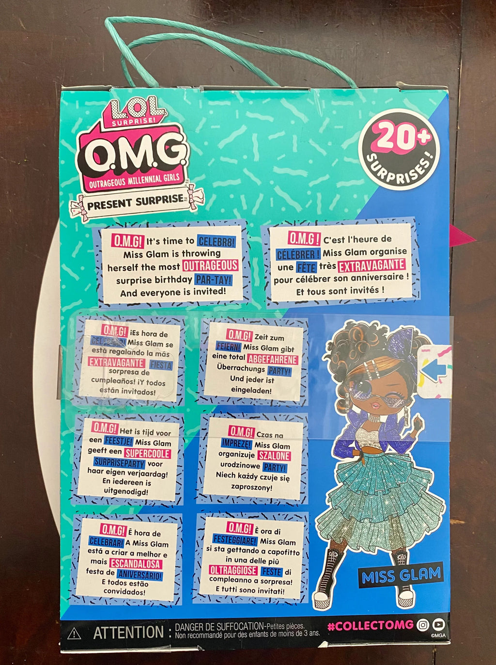 Fashion Doll Miss Glam with 20 Surprises and 5 Fashion Looks R789