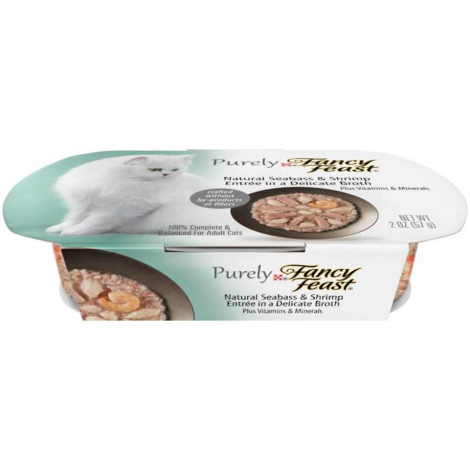 Natural Seabass & Shrimp in Broth Cat Food E6126