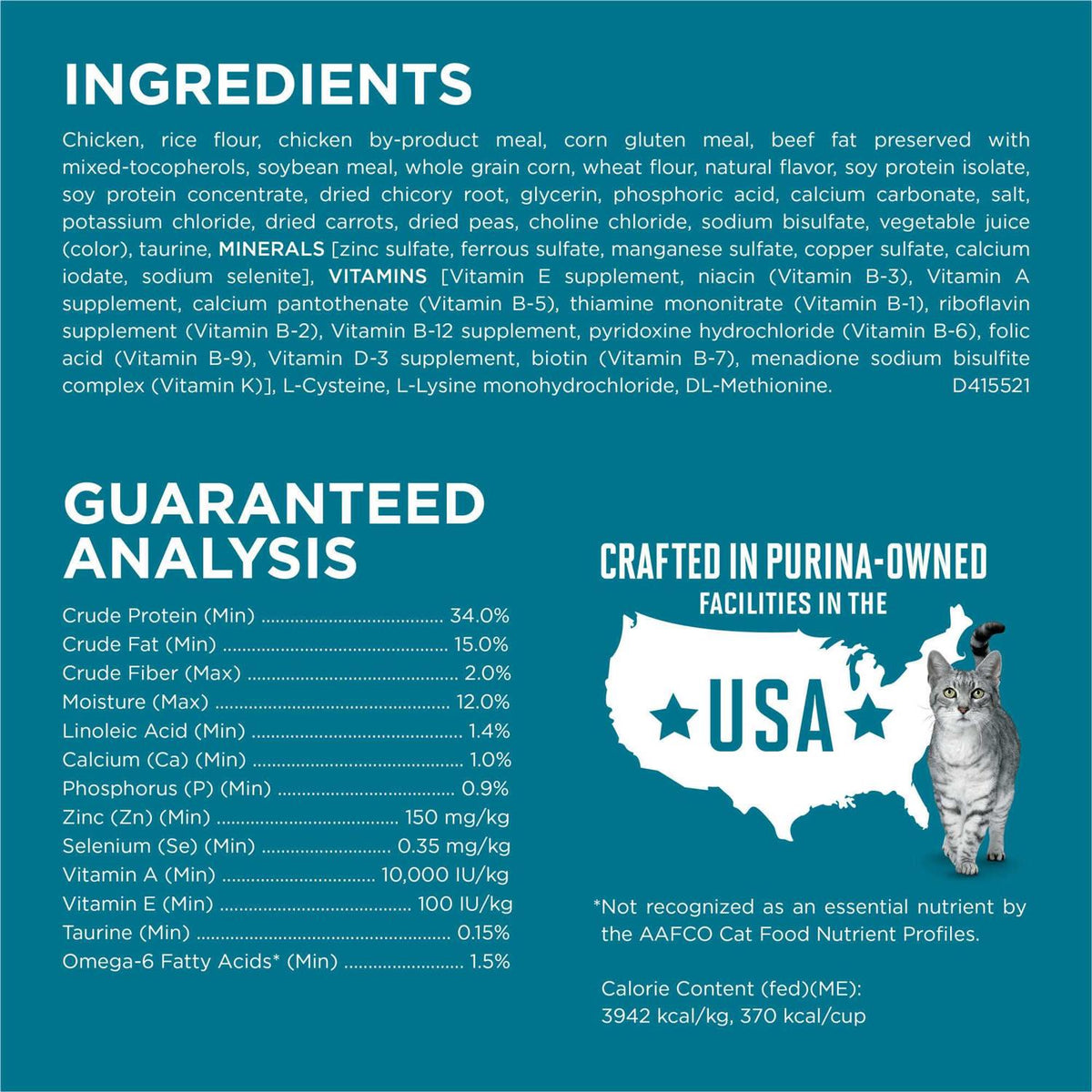 Dry Cat Food With Real Chicken P91511