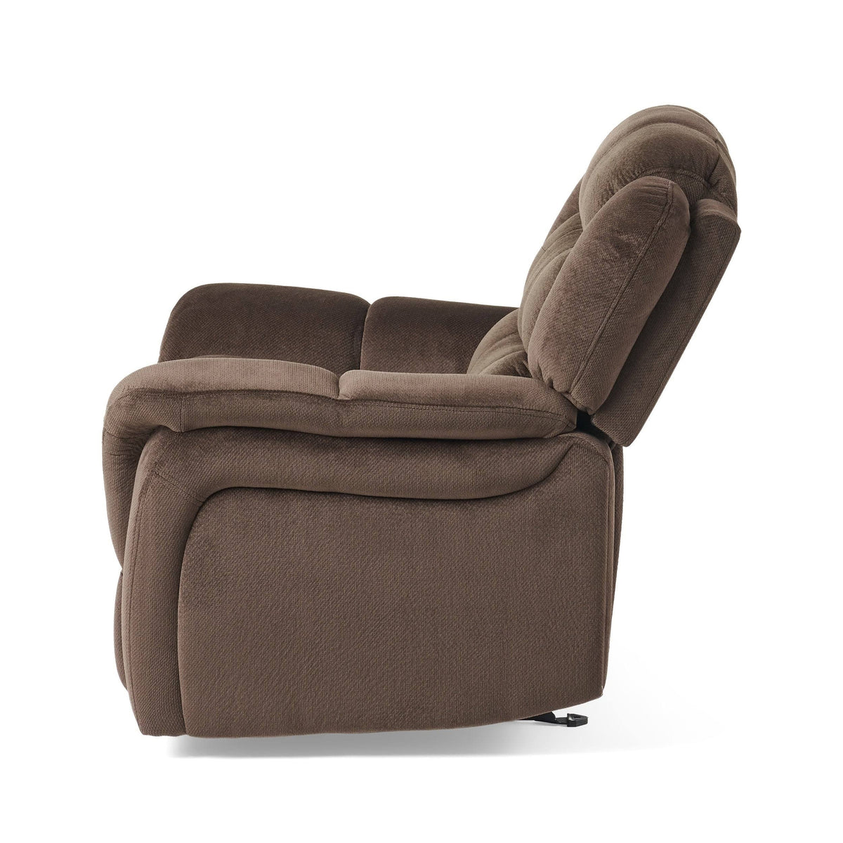 Grey Fabric Glider Recliner Club Chair G8373
