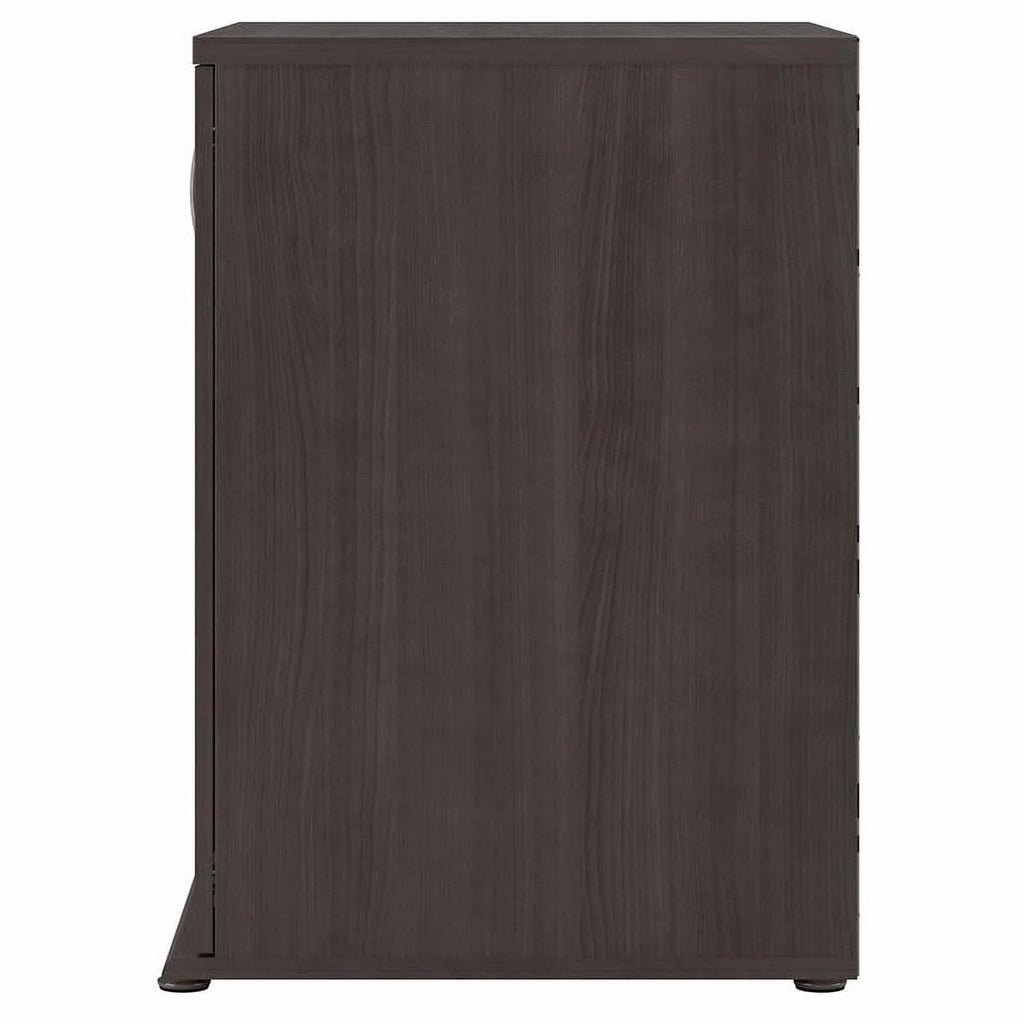 Storm Gray Engineered Wood Cabinet with Doors P3981