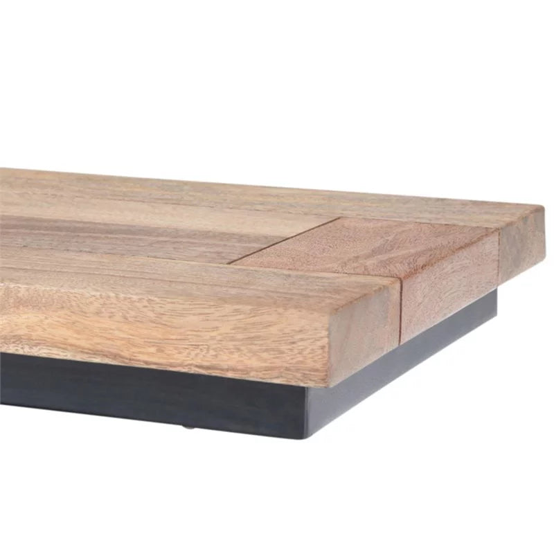 Solid Wood C-Shape End Table Set W91550