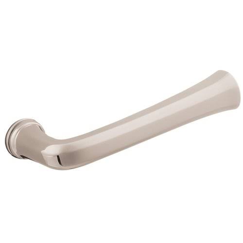 Satin Brass and Brown Single Right Hand Estate Lever O37517