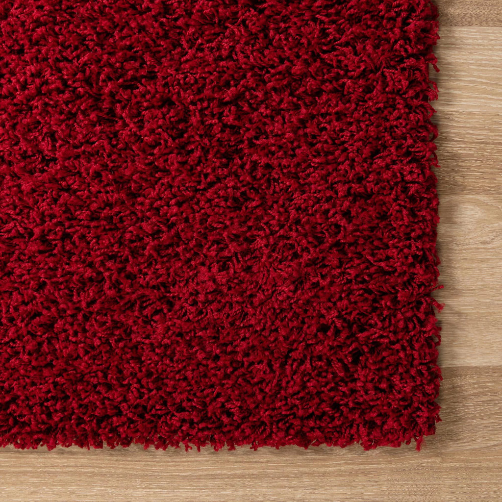 Cherry Red 5' x 8' Shag Rug H428539