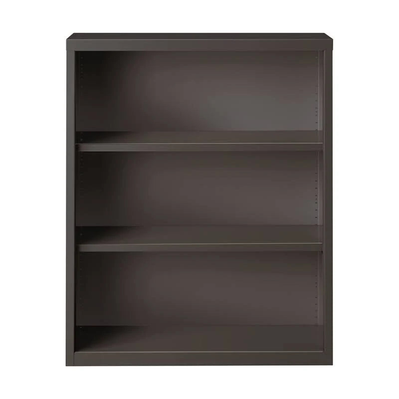 Charcoal 3 Shelf Metal Bookcase I41400